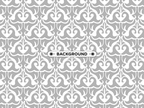 gray ethnic abstract background seamless elegant pattern vector