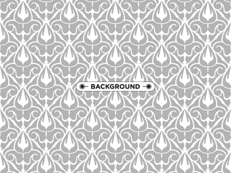 gray ethnic abstract background seamless elegant pattern vector