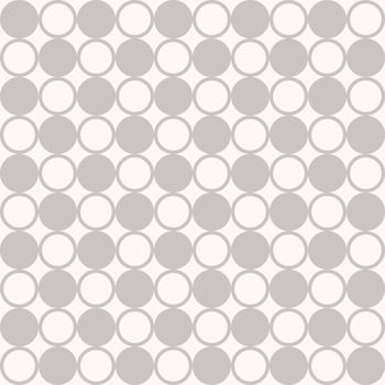Modern cream grey color random small circle geometric shape seamless pattern background. Use for fabric, textile, interior decoration elements, upholstery, wrapping. vector