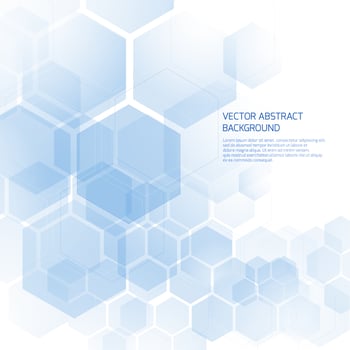 Vector abstract background Hexagon.