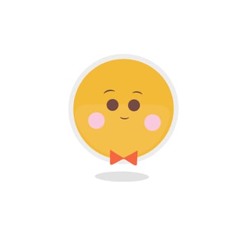 Cute emoji vector