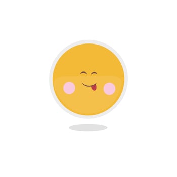 Cute emoji vector hand drawn illustration