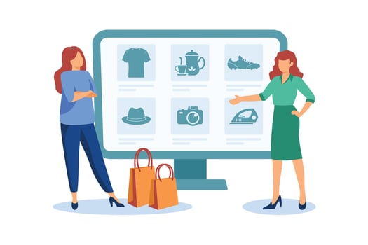 Web rooming illustration vector
