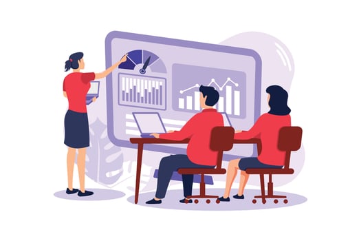 Business Briefing illustration vector