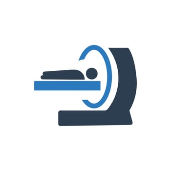 Tomography icon, MRI icon vector