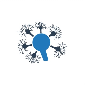 Neuron Icon Vector