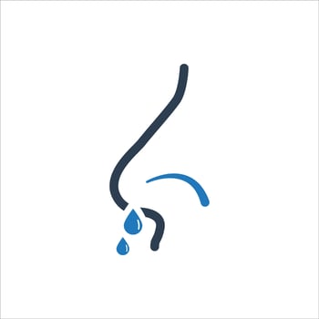 Runny Nose Icon vector