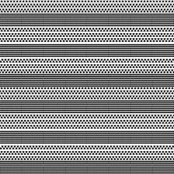 vector illustration  Triangle fabric, black and white