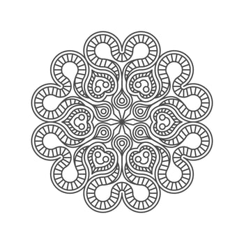 elegant and unique mandala vector