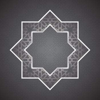 Islamic background design vector