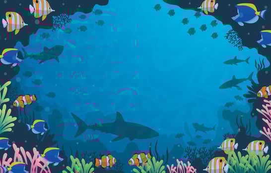 Mother Ocean Day Cocept vector