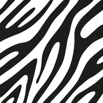 Black stripes on the skin of a zebra for decoration graphics vector