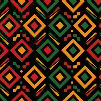Black History Month Seamless Pattern vector