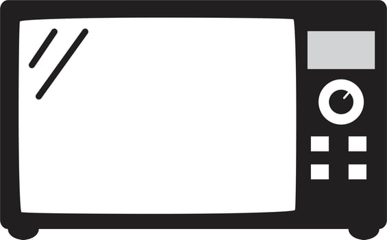 microwave icon. flat style. microwave sign. vector