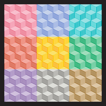 modern hexagon seamless background Combine pastel tones, suitable for wallpaper, mobile phone cases, glass patterns, book covers, presentations vector