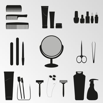 Vector illustration on the theme of Beauty