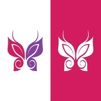 Beauty Butterfly icon vector design