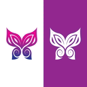 Beauty Butterfly icon vector design