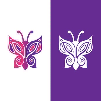 Beauty Butterfly icon vector design