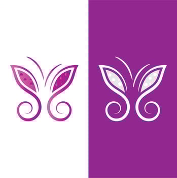 Beauty Butterfly icon vector design