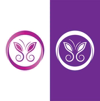 Beauty Butterfly icon vector design