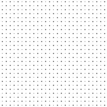 Polka Dots Pattern. 4 pointed beveled stars and dot. Vector illustration