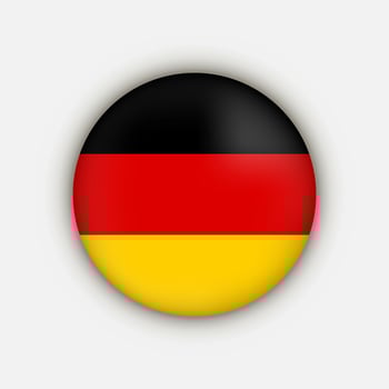 Country Germany. Germany flag. Vector illustration.
