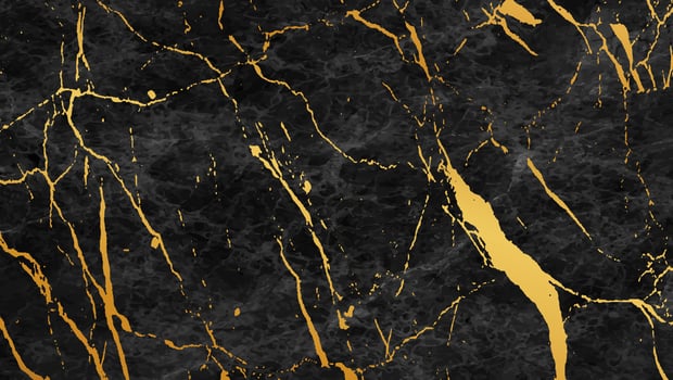 Black Gold Marbling Texture design for poster, brochure, invitation, cover book, catalog. Vector illustration