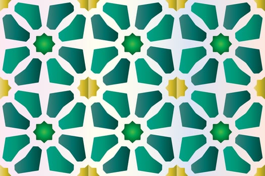 seamless fabric pattern with vintage style vector
