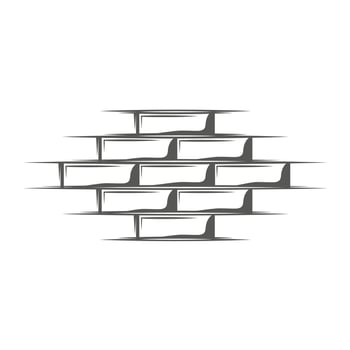 Vintage brick wall vector