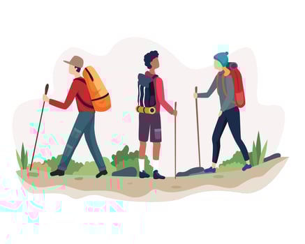 Outdoor activity concept illustration vector