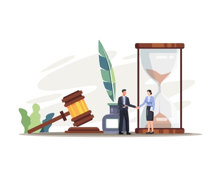 Legal law justice service illustration vector