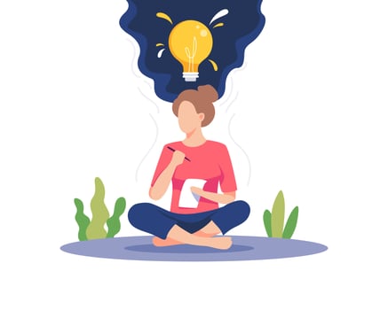 Creative business projects and development illustration vector