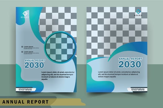 Poster flyer pamphlet brochure. cover design layout space for photo background. suitable for flyer design, brochure, book cover, print. Design template Vector
