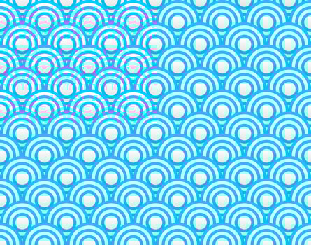 Wave Pattern Geometric Ocean Blue for Abstract Background Swirl Circle Texture vector
