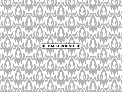gray background with ethnic texture vector