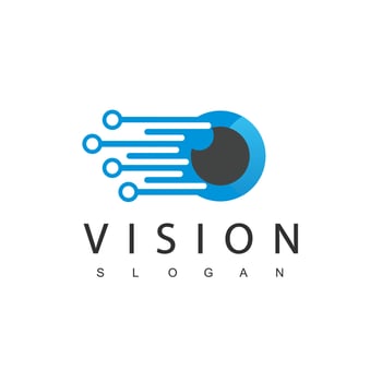 Eye Logo Design Template, Vision Logotype concept. vector