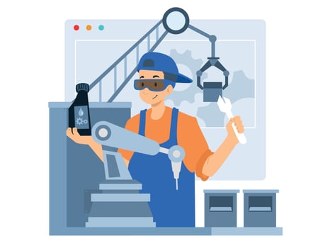 Repair System Illustration vector