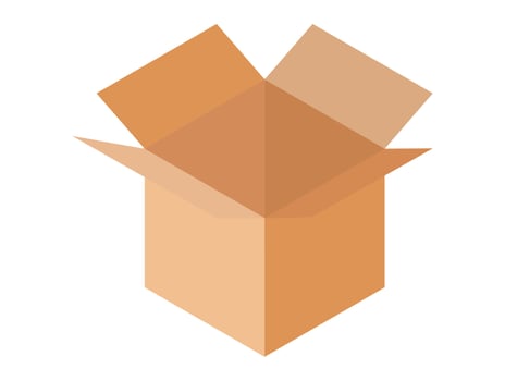 box packaging on white background , Isometric vector