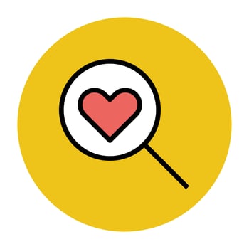 Love Search Concepts vector