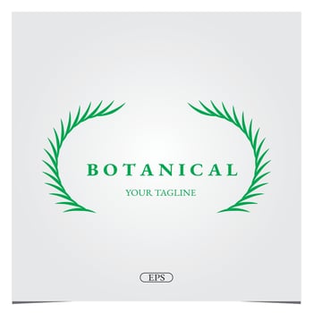 Botanical nature eco Logo design logo premium elegant template vector eps 10