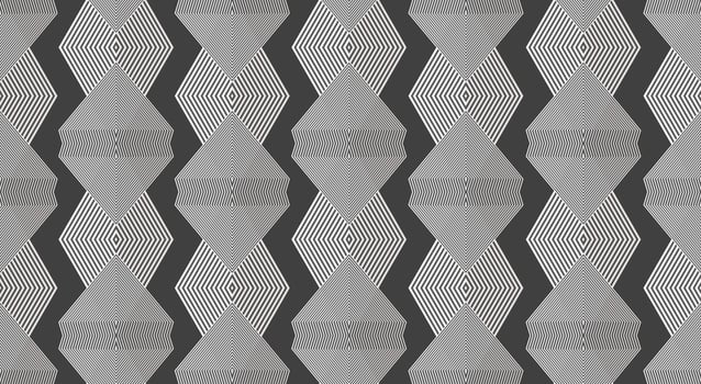 Abstract geometric rhombus small line design shape seamless pattern. Minimalist architecture interior black and white monochrome trendy concept background for banner, presentation, template. vector