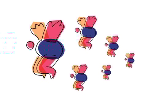 Flying abstract people. Immigration concept. Vector illustration.