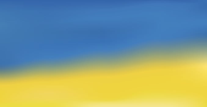 Gradient background blue-orange flag of Ukraine - Vector