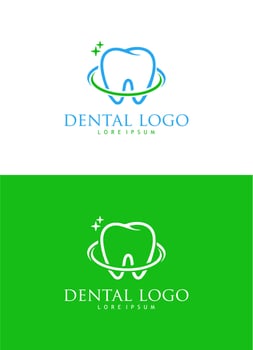 Dental Clinic Logo Design Template vector
