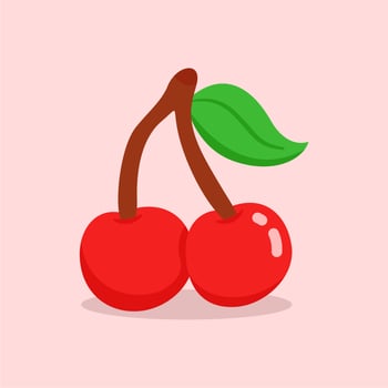 Illustration vector graphic of cherry