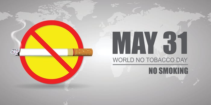 World No tobacco day  May 31 vector