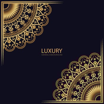 Luxury mandala background, vector design 017