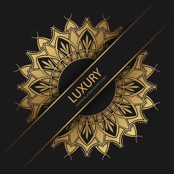 Luxury mandala background, vector design 012
