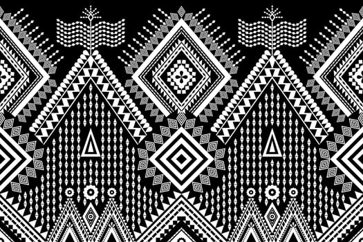 Seamless geometric ethnic asian oriental and tradition pattern design for texture and background. Silk and fabric pattern decoration for carpet, clothing, wrapping and wallpaper vector